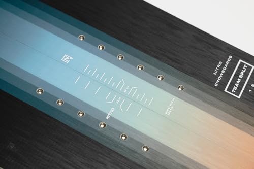 Nitro Snowboard Team Split BRD '25, Directional Twin Splitboard, Trüe Camber, All-Terrain, Dual Degressive Sidecut, Progressive Width & SplitGrip Core Profile