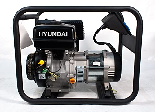 HYUNDAI HY-HY6000 Generador gasolina, 4 W, 230 V, Negro, Mediano
