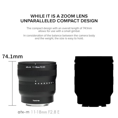 Tokina ATX-m 11-18mm F2.8 E-Mount, Black