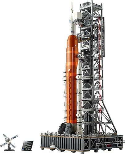 LEGO Icons Sistema de Lanzamiento Espacial Artemis de la NASA con Cápsula Orión, Maqueta de Cohete para Adultos, Decoración del Hogar y la Oficina, Regalo para Hombres y Mujeres 10341