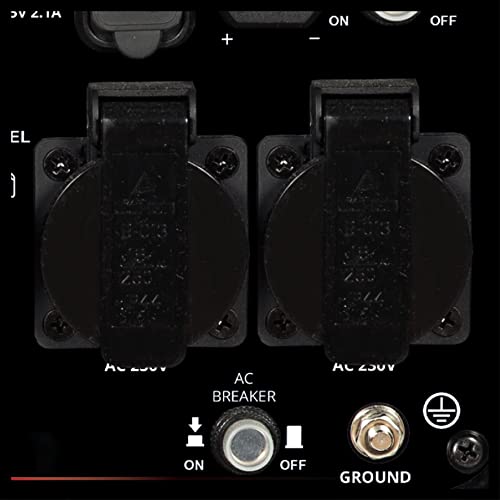 Einhell Generador de corriente (gasolina) TE-IG 3500 (máx. 3300 W, depósito 8,3 l, inverter, pot. permanente 3200 W, motor de 4 tiempos, 2 conexiones 230 V, 2 USB, 1 seguro a falta de aceite 12 V)