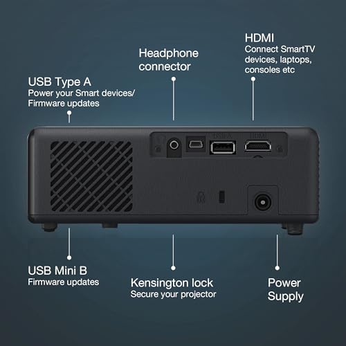 Epson EF-11 - Proyector 3LCD (Full HD, WiFi, Miracast, contraste 2500.000:1)