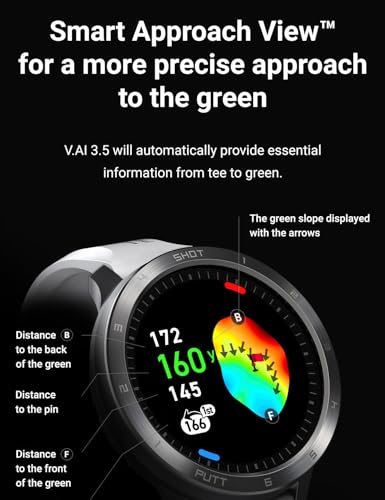 Voice Caddie T11 Reloj GPS DE Golf, Unisex-Adult, Negro, Talla ÚNICA