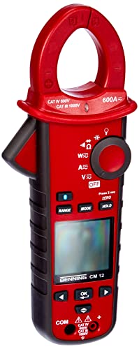 Benning CM 12 TRUE RMS 044680 - Multímetro digital, color rojo