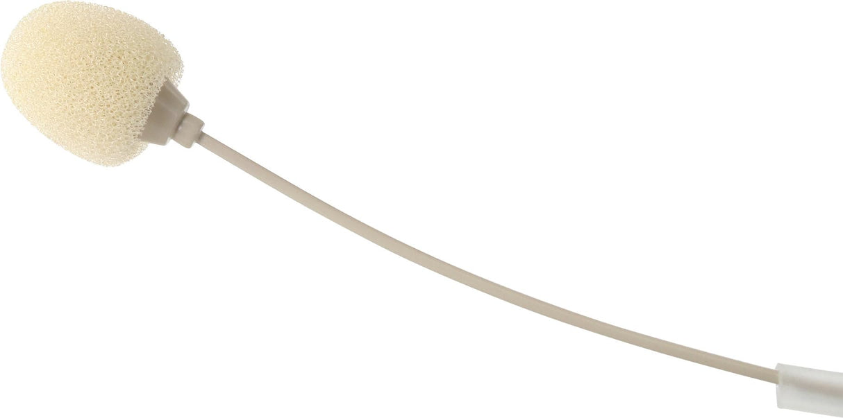 Pronomic Micrófono de Diadema HS-31 EA - Atención Accesorios: Solo Compatible con ciertos transmisores inalámbricos (no incluidos) - Incluye Protector de Viento y Adaptador Intercambiable - Beige