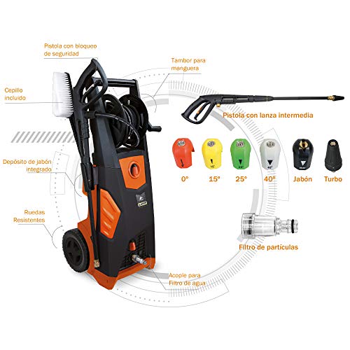 Hidrolimpiadora industrial con 3000W y motor de inducción, HL 3000 IND