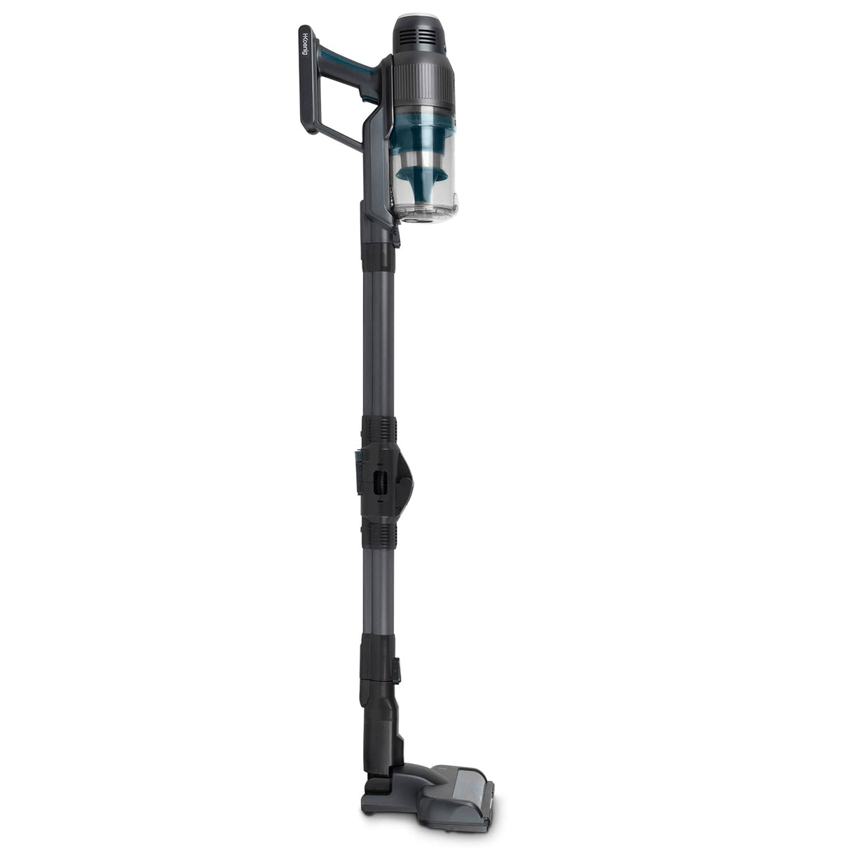 H.Koenig Aspirador Sin Cable 2 en 1 PowerFlex+ UPX26, Plegable, Autónomo hasta 40 Min, Sin Bolsa, Ligero, Ergonómico, 3 Potencias, 220 W, 0.8 Liters, Roja y Plateada