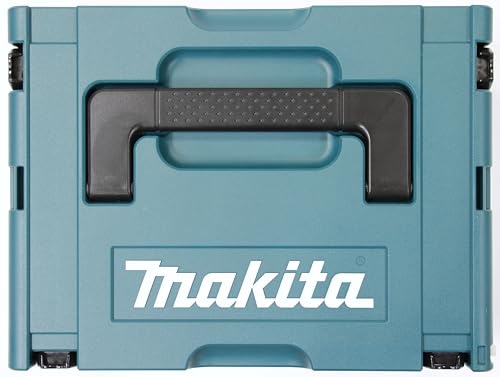 Makita DDF482RFJ drill Negro, Azul 1900 RPM 1,5 kg - Taladro eléctrico (1900 RPM, 1,3 cm, 3,8 cm, 36 Nm, 62 Nm, 600 RPM)