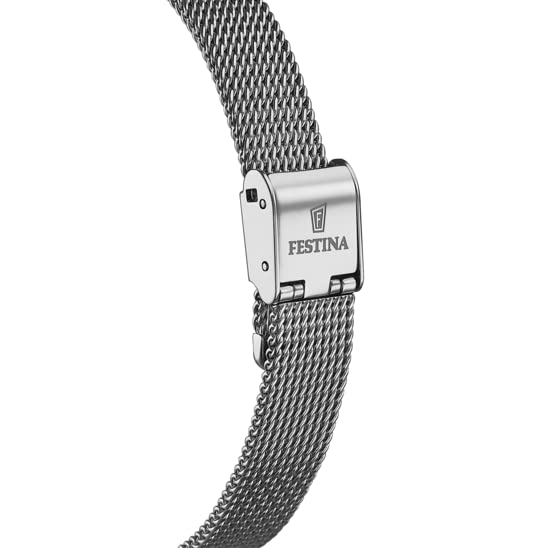 Reloj FESTINA para Mujer F20494/2 Mademoiselle Caja de Acero Inoxidable 316l Gris Plata Correa de Acero Inoxidable 316l Gris Plata