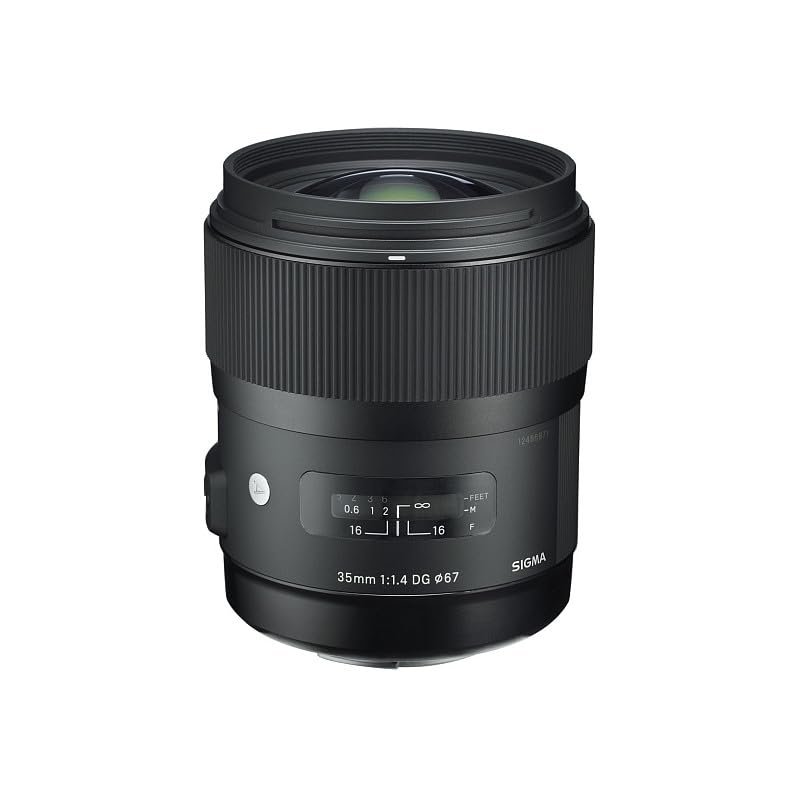 Sigma 340306 35 mm / F 1,4 DG HSM - Objetivo para Nikon (distancia focal fija 35mm, apertura f/1.4-16) color negro