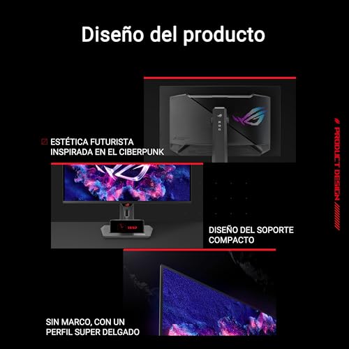 ASUS ROG Strix OLED XG27UCDMG Monitor Gaming QD-OLED 4K de 27 Pulgadas, 240 Hz, 0.03ms, Anti-Flicker 2.0, disipador, Care Pro, Neo Proximity Sensor, DisplayWidget Center, VRR, HDR