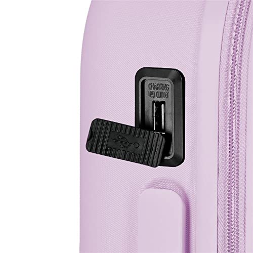 Enso Love Ice Cream Maleta de Cabina Morado 40x55x20 cms Rígida ABS Cierre TSA Integrado 37L 2,74 kgs 4 Ruedas Dobles Equipaje Mano