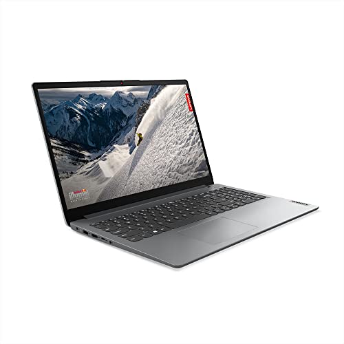 Lenovo IdeaPad 1 Gen 7 - Ordenador Portátil 15.6" FullHD (AMD Ryzen 5 3500U, 8 GB RAM, 512GB SSD, AMD Radeon Vega 8 Graphics, Windows 11 Home) Gris – Teclado QWERTY Español