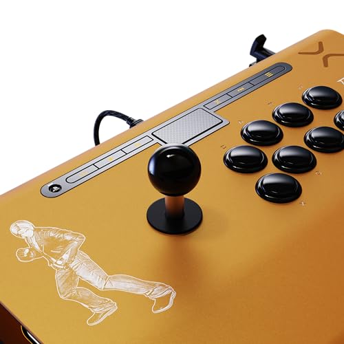 PDP Victrix Pro FS Playstation Fight Stick for PS4, PS5, PC, Durable Aluminum, Sanwa Denshi Buttons, Ergonomic Wrist Slope, Detachable Joystick, Tournament Grade for Fighting Games KOF Kyo