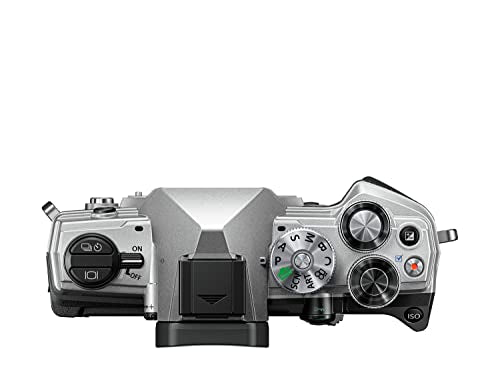 OM SYSTEM OM-5 Cámara con Sistema Micro Four Thirds, Sensor Live Mos de 20 MP, Estabilización de Imagen Mejorada de 5 Ejes, IP53, Handheld High Res Shot, Plata