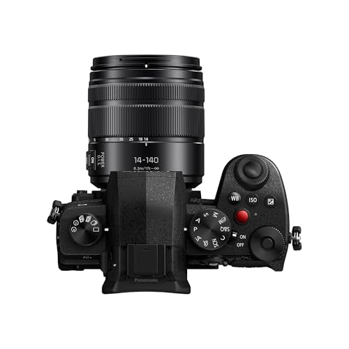 Panasonic LUMIX DC-G97HE Micro Cuatro Tercios Cámara Sin Espejo con Lente H-FSA14140 LUMIX G Vario 14-140 mm, 20.3 MP, 4K 30p, LCD de Ángulo Libre, Wi-Fi, Bluetooth, Negro