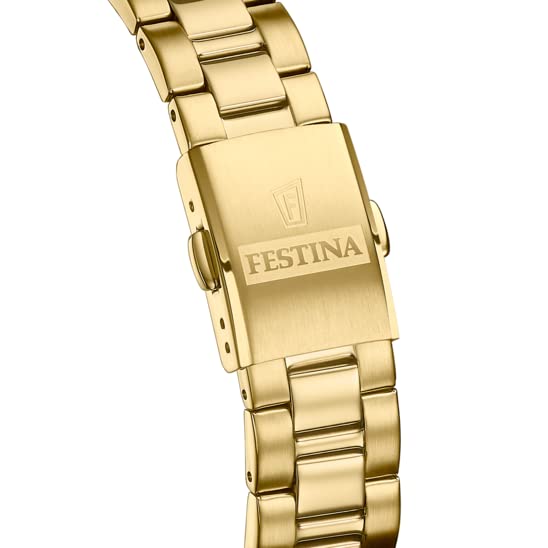 Reloj FESTINA para Mujer F20557/2 Acero Clasico Caja de Acero Inoxidable 316l Dorado Correa de Acero Inoxidable 316l Dorado