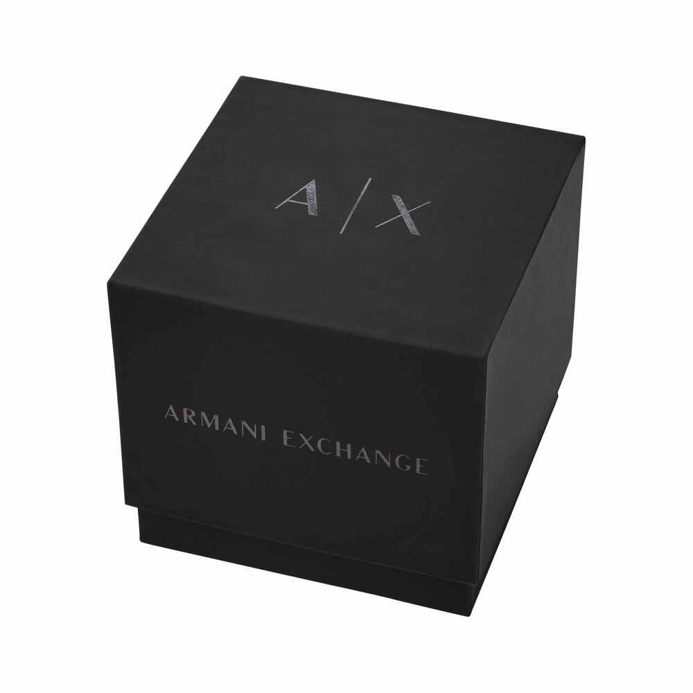 Armani Exchange Orologio da Donna, Movimento al quarzo a Due lancette e cassa da 27 mm con cinturino in Acciaio inossidabile