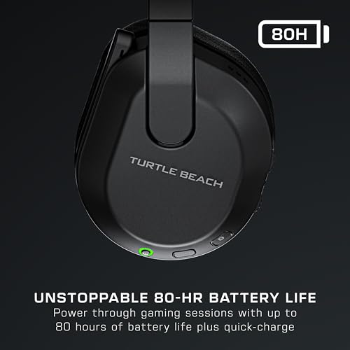 Turtle Beach Stealth 600 Consola Xbox Auriculares de Juego Inalámbricos con 80hr Batería, Altavoces de 50 mm y Bluetooth para Xbox Series X o S, Xbox One, PC y Mobile