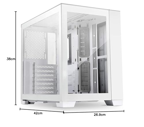 Lian Li O11 Dynamic Mini Snow Edition Midi-Tower Gaming-Caja, Caja Blanco páginasfenster