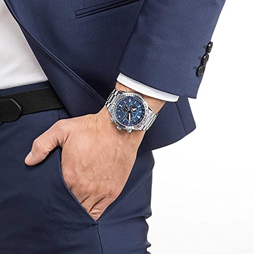 Citizen Reloj Cronógrafo para Hombres de Eco-Drive con Correa en Acero Inoxidable CB5880-54L
