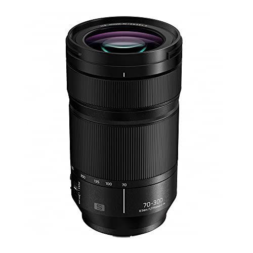Panasonic Lente de cámara LUMIX S Series, 70-300 mm F4.5-5.6 Macro O.I.S. Lente Intercambiable de Montura L para cámaras Digitales de Marco Completo sin Espejo