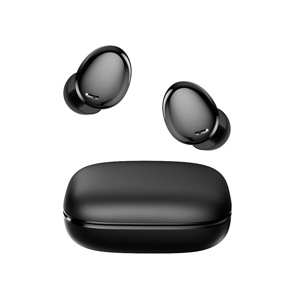 Langbbo Auriculares Bluetooth 5.1, HiFi estéreo con micrófono inmersivo, Control táctil, Carga rápida, IPX7 Resistente al Agua, para Android, iPhone, Sistema Windows