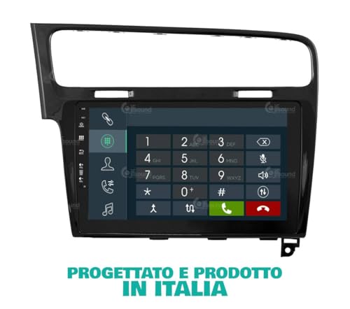Radio de Coche para Volkswagen Golf 7 Negro Android GPS Bluetooth WiFi USB Dab+ Touchscreen 10" 8core Carplay AndroidAuto