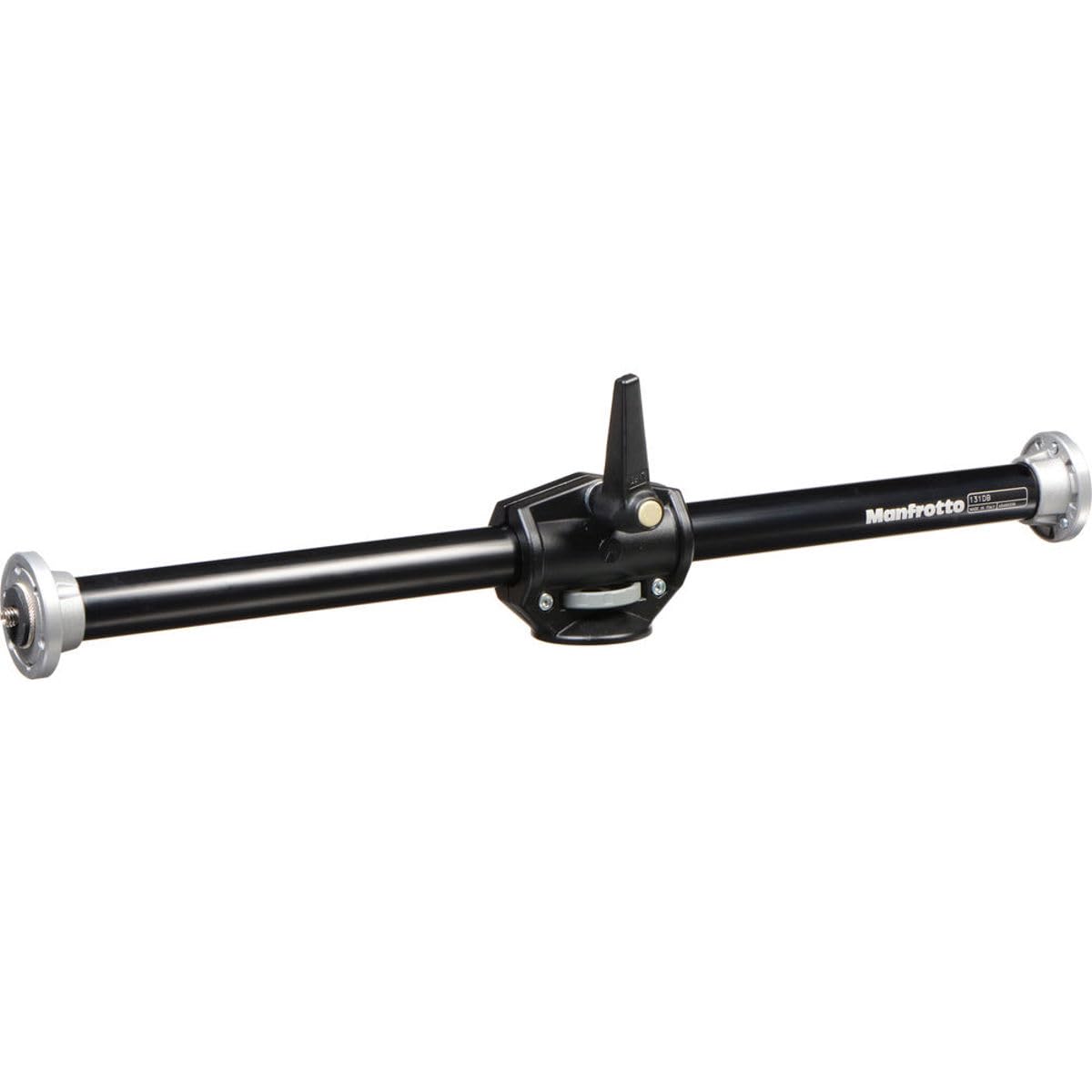 Manfrotto 131DB - Brazo horizontal doble para colocar 2 rótulas, negro