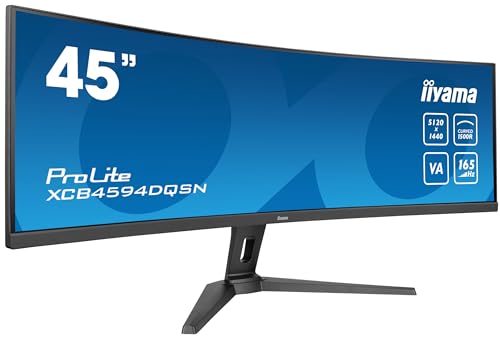iiyama Monitor XCB4594DQSN-B1 44", VA, 5120x1440/165Hz, 2H1DP1Type-C, HAS
