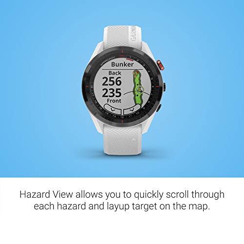 Garmin 010-02200-01 Approach S62 Smartwatch Golf White, Blanco