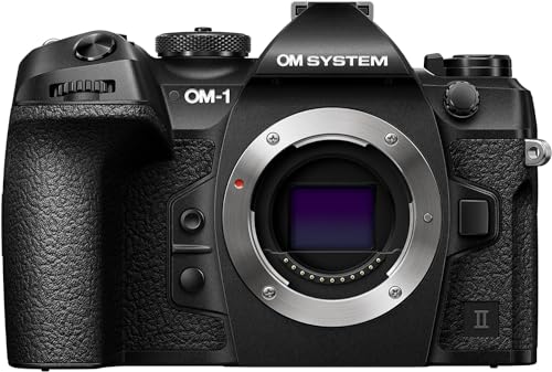 OM SYSTEM OM-1 Mark II Cámara Micro Cuatro Tercios, Sensor apilado de 20 MP BSI, Estabilización de Imagen de 5 Ejes, Negra