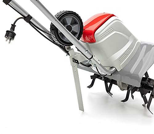 IKRA motoazada eléctrica motocultor cultivador Fem 1500, Ancho útil 17-45cm, 1500W, Incl. arado aporcador