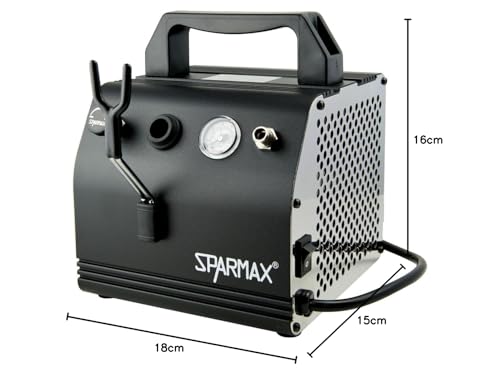 Sparmax SPC63109 Compresor Silencioso en Seco para Aerógrafo Ac-27