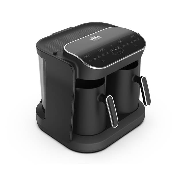 Arzum Okka Grandio Duo - Cafetera moca (capacidad de tazas, 10 unidades), color negro y cromo