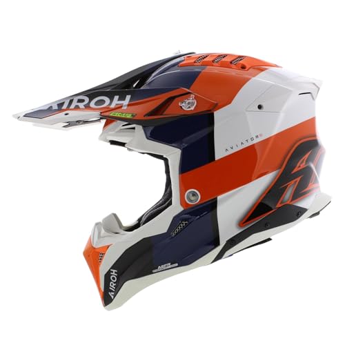 AIROH Aviator 3 Monarch Orange Gloss XL
