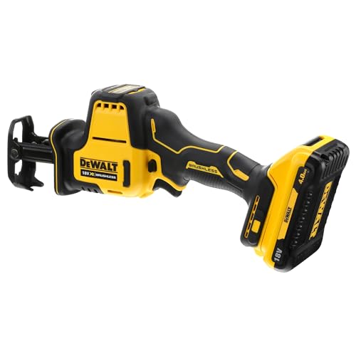 DEWALT DCS369NT-XJ - Mini-Sierra Sable XR 18V, Motor sin escobillas, En caja TSTAK, Sin Batería ni Cargador