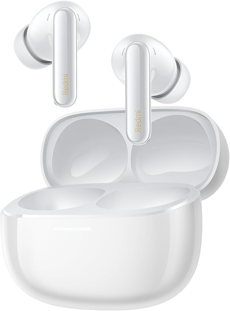 Xiaomi Redmi Buds 6 Pro | Auriculares Inalámbricos Bluetooth con Cancelación de Ruido | Cascos Inalámbricos con 36h de Duración | Headphones con Triple Micrófono | Audífonos Blancos