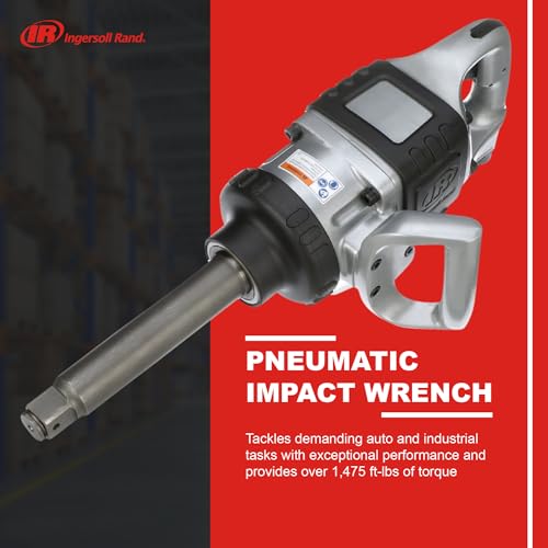 Ingersoll-Rand 1" 285B-6 Llave de Impacto Neumática, Acoplamiento de Impacto de Alta Resistencia, Yunque Extendido de 6", 2 Asas, Alta Precisión, Accesibilidad y Control
