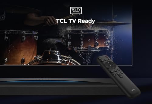 TCL Barra de Sonido icónica de Cine en casa con 7.1.4 Canales Q85H Pro -AI Sonic Adaptation Tutti Choral - Potencia máxima de 860 W