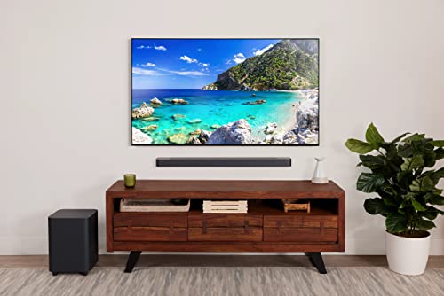 JBL Bar 500 Barra de sonido de 5.1 canales y altavoz de graves de 10 pulgadas, MultiBeam y Dolby Atmos, sonido 3D envolvente, con AirPlay, Alexa Multi-Room Music y Chromecast, negro