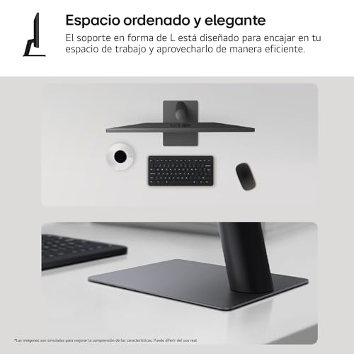LG 29U511A-B - Monitor UltraWide 29" (2560x1080), 21:9, Panel IPS UWFHD, HDR10, 100Hz, 5ms (GtG), Super Resolution+, Negro con Textura, FlickerSafe, Dual Controller, Inclinación Ajustable, Multitarea
