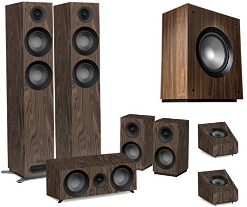 Jamo S 807 200W Negro, Nuez Altavoz - Altavoces (Alámbrico, 200 W, 42-26000 Hz, 8 Ω, Negro, Nuez)