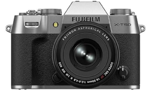 FUJIFILM X-T50 Silver / 16-50mm Kit
