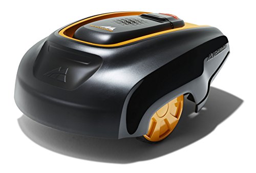 McCulloch 00096-70.598.25 ROB R1000 Robot cortacésped adecuado para superficies de césped de 1000 m², se carga en 50 minutos, 5 alturas de corte