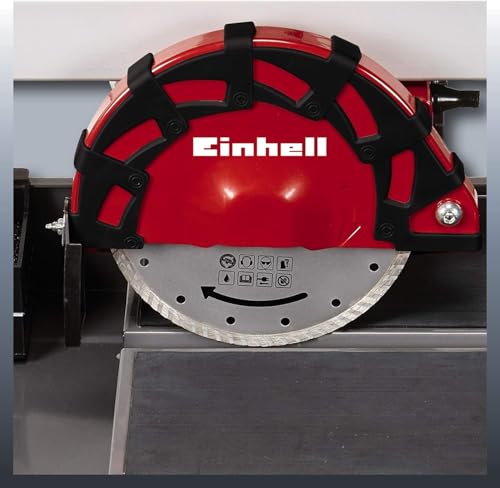 Einhell 4301220 - Mesa de corte ceramico refrigerada por agua TE-TC 920 UL Expert, 900 W, 240 V, disco de diamante 200 x 25,4 mm, rojo