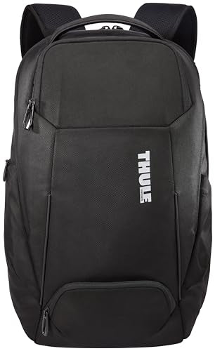 Thule Accent Laptop Backpack New - Fits MacBook - Hardshell Protective Compartment - Quick Access Front Pocket - Side Zipper Pocket - 100% Recycled Fabric - Hidden Back Pocket