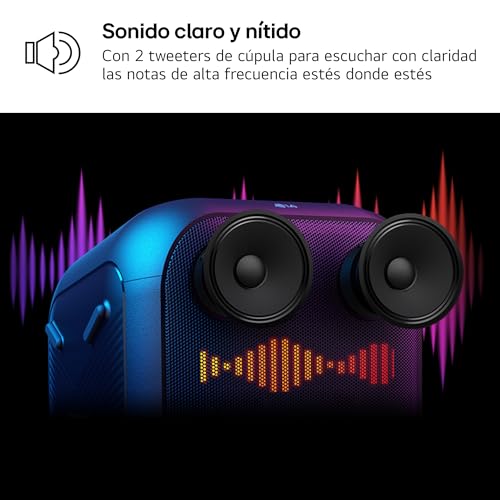 LG XBOOM La Bestia XL9T - Altavoz de Gran Potencia, Bluetooth, USB, Funciones DJ, Karaoke, Iluminación LED, Amplia Conectividad, 2 Altavoces, Negro