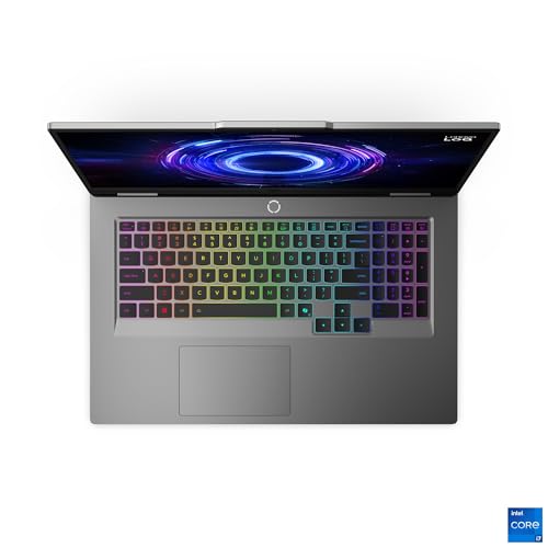 Lenovo LOQ Gaming AI Laptop | 17.3" Full HD 165Hz | NVIDIA GeForce RTX 5070 | Intel Core i7-14700HX | 16GB RAM | 512GB SSD | Win11 | QWERTZ | Teclado RGB 24-Zone | Gris | 3 Meses Game Pase 36