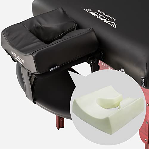Master Massage Therma Top - Mesa de Masaje portátil Plegable (Madera, 71 cm)